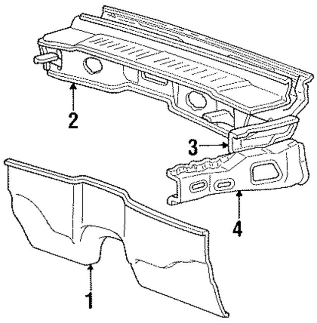 MB274301 - Body: Cowl Panel for Mopar Image
