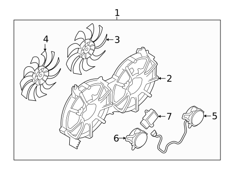 Cooling Fan for 2016 INFINITI QX50 #0