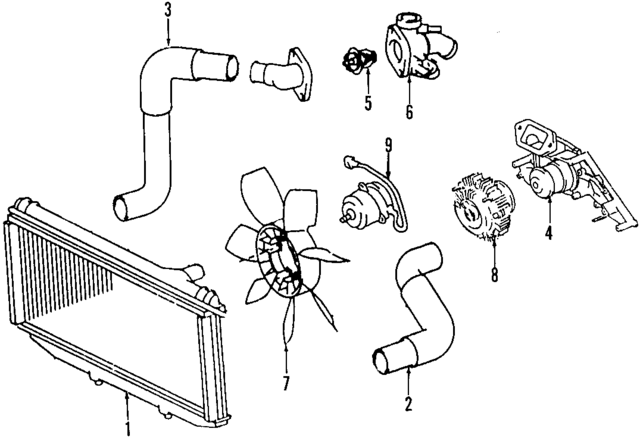 161005002383 - Cooling System: Water Pump for Lexus Image