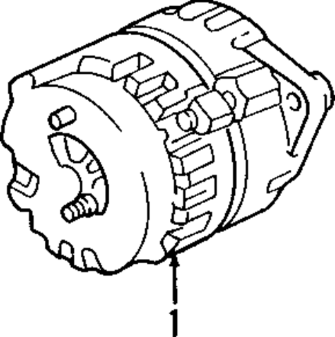 Alternator for 1999 Isuzu Hombre #0