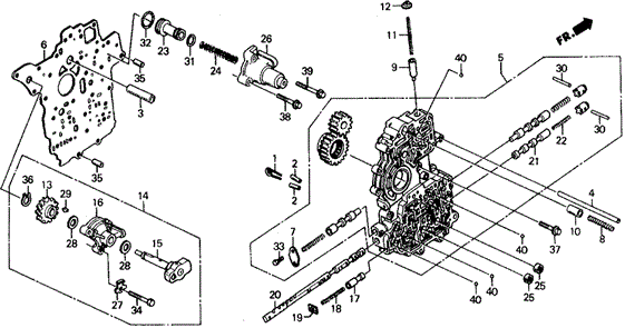 AT Main Valve Body for 1990 Honda Civic #0