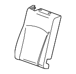 22814248 - : Jet Black Rear Passenger Side Seat Back Cover for Chevrolet: Impala Image