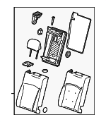 22828107 - Body: Seat Back Assembly for Chevrolet: Impala Image