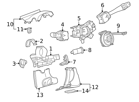 Switches, Solenoids & Actuators for 2008 Pontiac Solstice #0