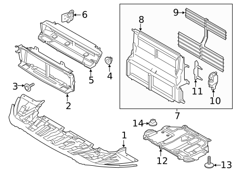 Splash Shields for 2015 Ford Transit Connect #0