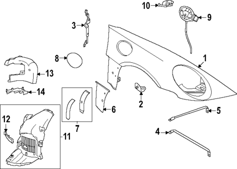 Fender & Components for 2024 Porsche 911 #0