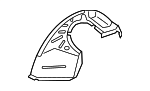 98150198400GRV - Body: Wheelhouse Panel for Porsche: 718 Boxster, 718 Cayman, 718 Spyder, Boxster, Cayman Image