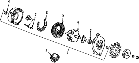 Alternator for 1987 Lincoln Town Car #0