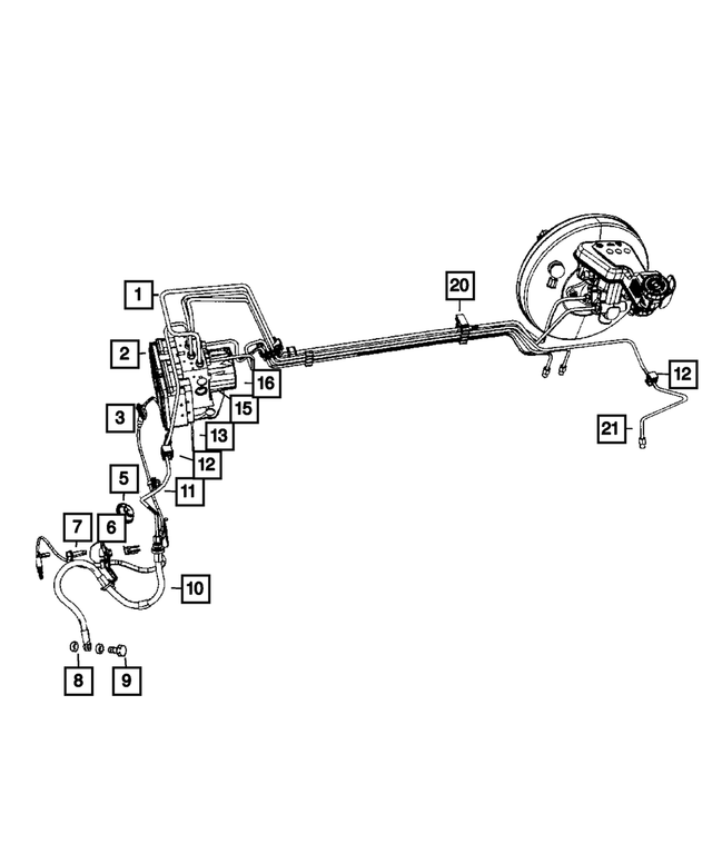 5105821AC - Brakes: Grommet for Mopar Image