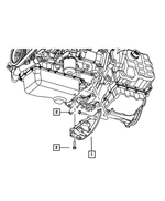 4892385AB - 62TE; 6-Speed; Automatic Transaxle: Power Plant Bending Collar for Mopar Image