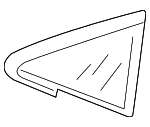 5H0845411KNVB - Body: Glass for Volkswagen Image