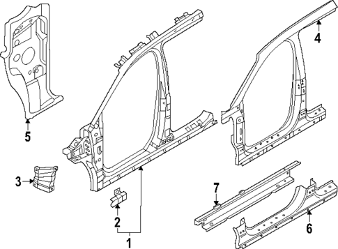 Aperture Panel for 2023 Hyundai Santa Fe #0