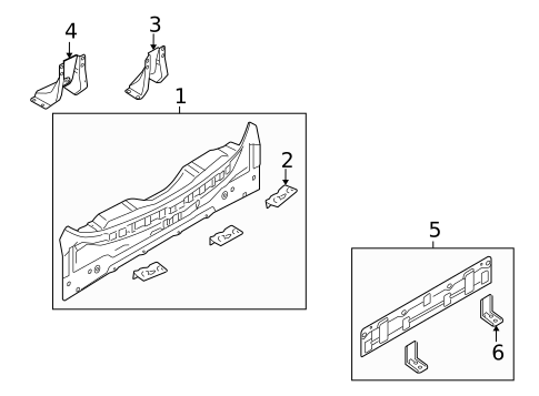 Rear Body for 2010 Nissan Murano #0