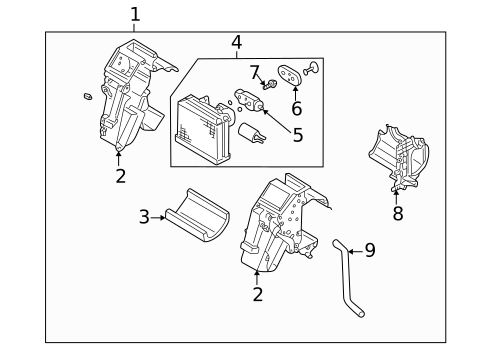 Condenser, Compressor & Lines for 2005 INFINITI Q45 #1