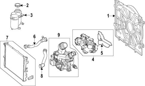 Cooling System for 2024 Mercedes-Benz CLE300 #1