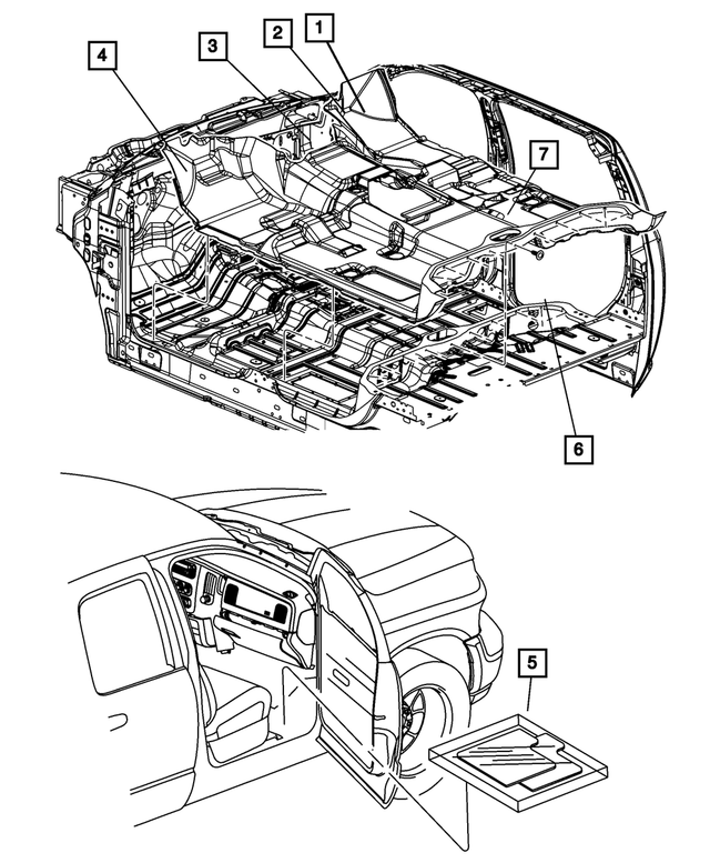 5KS78XDVAB - Interior Trim: Floor Carpet for Mopar Image