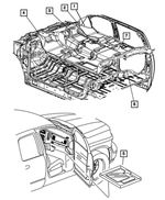 5KV56XDVAB - : Floor Carpet for Mopar Image
