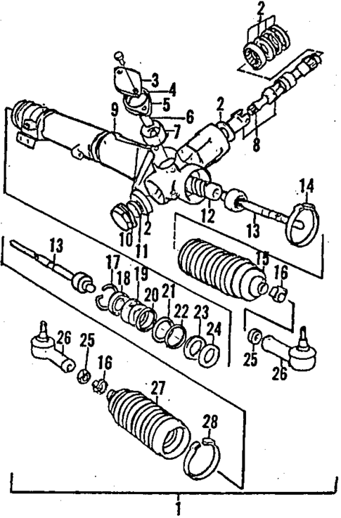 Steering Gear & Linkage for 1992 Volvo 960 #0