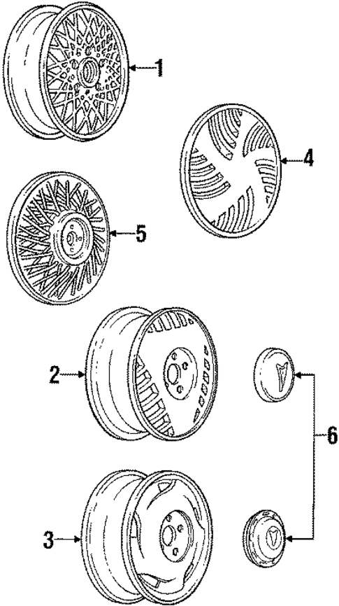 Wheels for 1989 Pontiac Bonneville #0