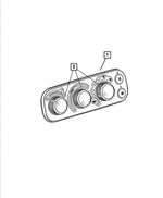 4865810AC - Air Conditioning &amp; Heater: A/c And Heater Control for Mopar Image