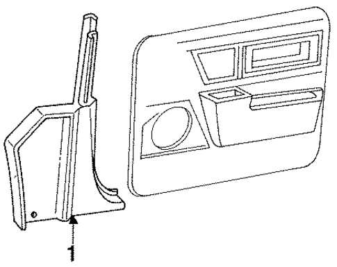 Interior Trim - Pillars for 1985 Lincoln Continental #0