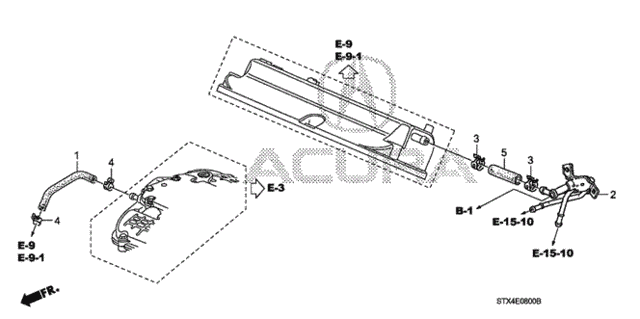 PCV Tube for 2010 Acura MDX #0
