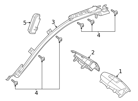 Air Bag Components for 2019 Ram ProMaster City #0