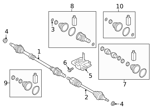 Drive Axles for 2018 Hyundai Elantra GT #0
