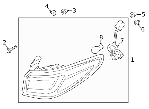 Combination Lamps for 2019 Hyundai Kona #0