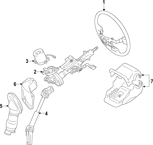 4528610280C1 - Steering: Shroud for Toyota Image