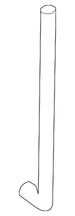 72633S9VA01 - Body: Lock Rod for Honda: Pilot Image