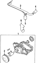 EBC10254 - : Engine Coolant Outlet Flange for Jaguar: XJ12, XJRS Image