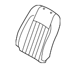 883603T630KBL - : Seat Back Cover for Kia: K900 Image