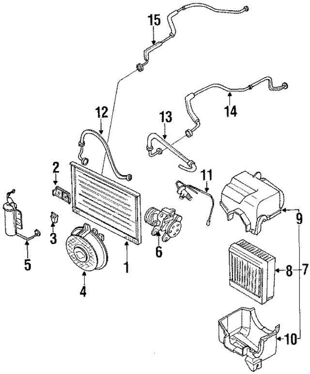 GJ5161462A - : A/C Refrigerant Suction Hose for Mazda Image