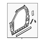 55372406AI - Body: Inner Aper Panel for Dodge: Ram 1500, Ram 2500, Ram 3500 | Ram: 1500, 1500 Classic, 2500, 3500 Image