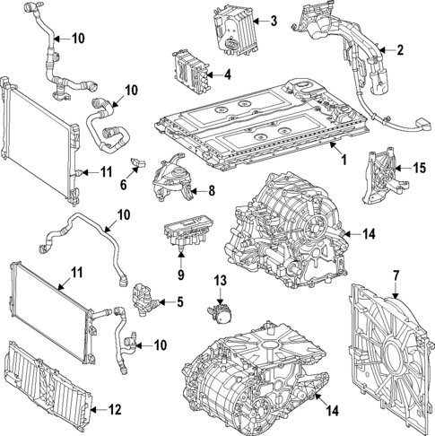 Traction Motor Components for 2025 Mercedes-Benz EQS AMG #0