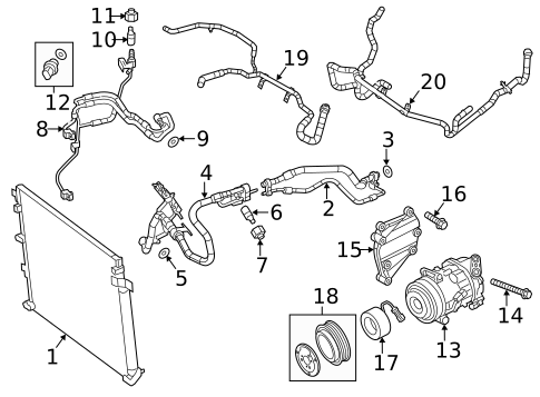 Switches & Sensors for 2018 Jeep Cherokee #1