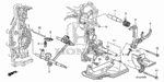 21214RWE000 - Transmission - Automatic: PLATE, OIL SEPARATE for Honda Image