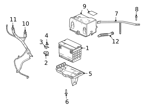 Battery for 2006 Isuzu Ascender #0