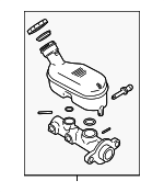 19209193 - Body: Master Cylinder for Buick: Terraza | Chevrolet: Uplander | Pontiac: Montana | Saturn: Relay Image