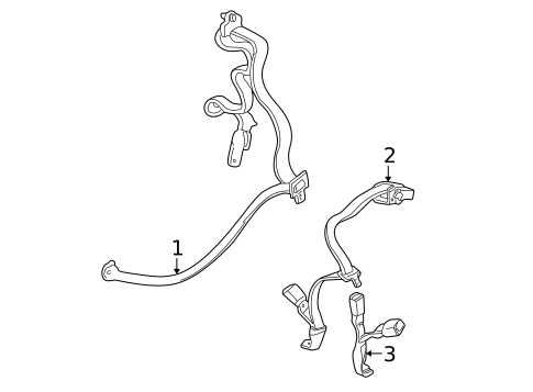 Rear Seat Belts for 2001 Mercury Sable #0