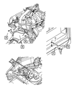 5091092AA - : Ground Strap for Mopar Image