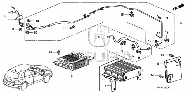 Antenna for 2008 Acura RDX #0