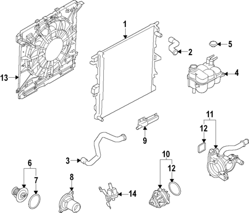 Cooling System for 2023 Ford Explorer #0