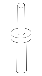 51777171004 - Body: Lower Extension Rivet for BMW Image