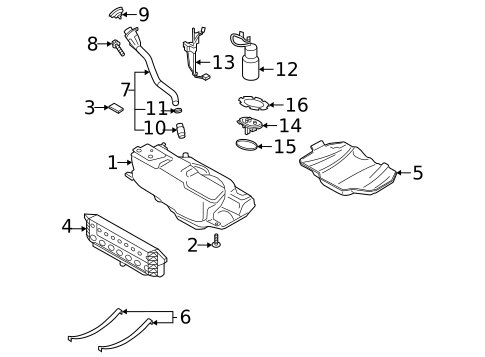 Fuel System Components for 2020 Porsche 911 #0