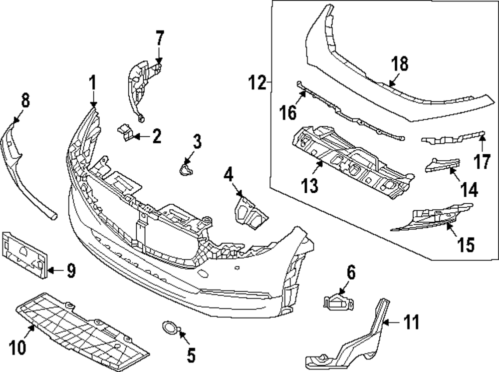 Daaページ DGH9-50-A40 - Air Guide 2020-2025 Mazda CX-30 | Mazda-Parts