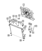 32002370 - Cooling: Hose Clamp for Mopar Image image