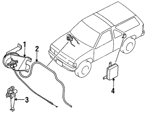 Cruise Control System for 1990 Nissan Pathfinder #0