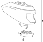 26557065 - : Combo Lamp Assembly for GMC: Acadia Image